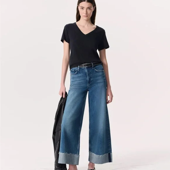 rag & bone Indigo Flare Jeans - Picture 1 of 6